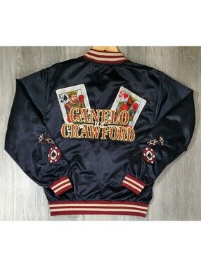 RARE Boxing Canelo Alvarez Vs Crawford Netflix Promo Exclusive Jacket Size M #12